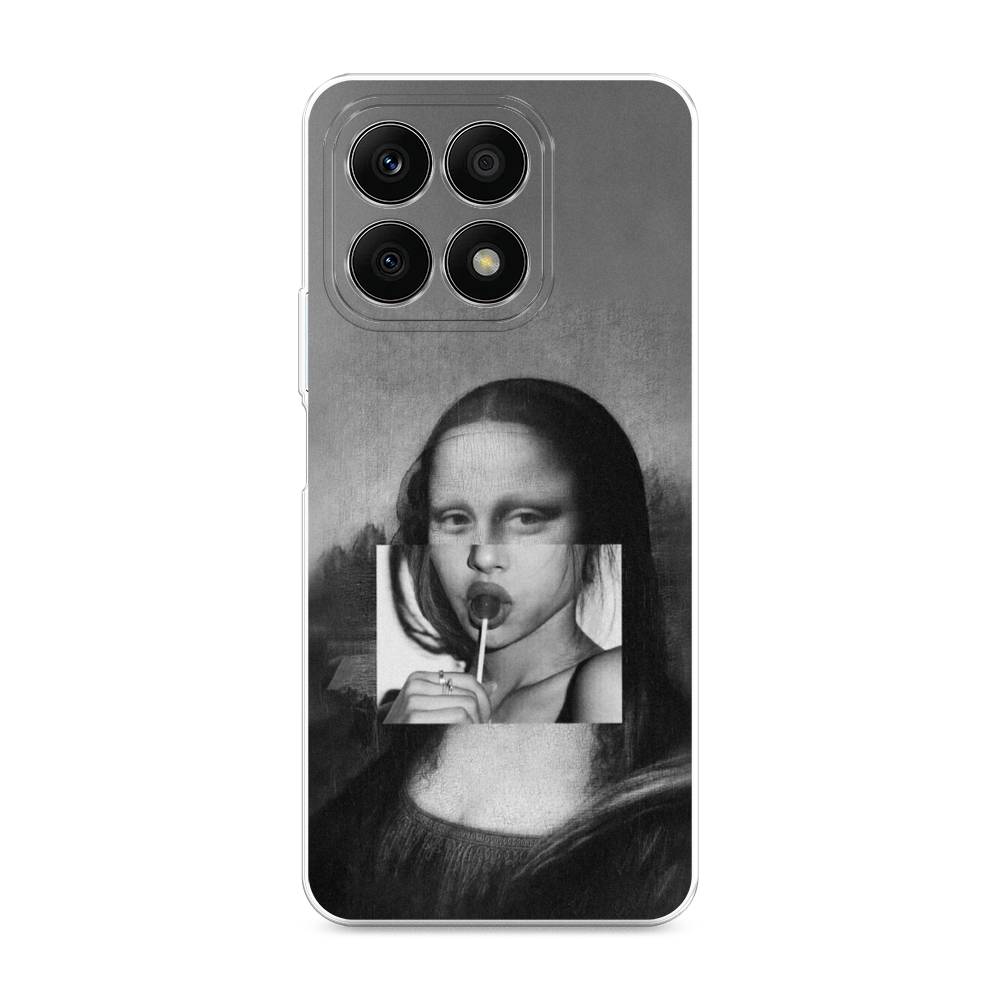 

Чехол Awog на Honor X8A "Mona Lisa sucking lollipop", Серый, 6120750-9