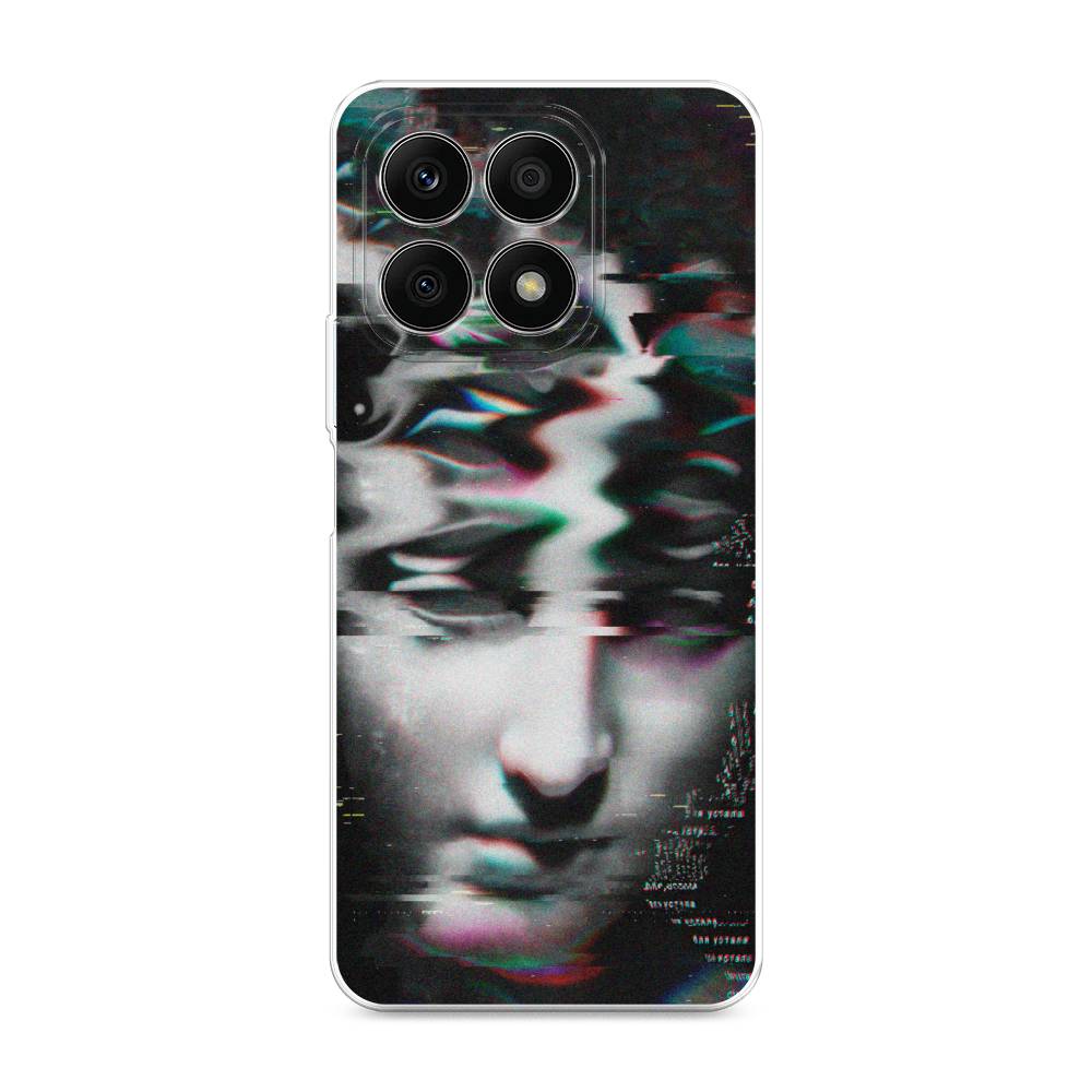 

Чехол Awog на Honor X8A "Glitch Art", Серый, 6120750-9