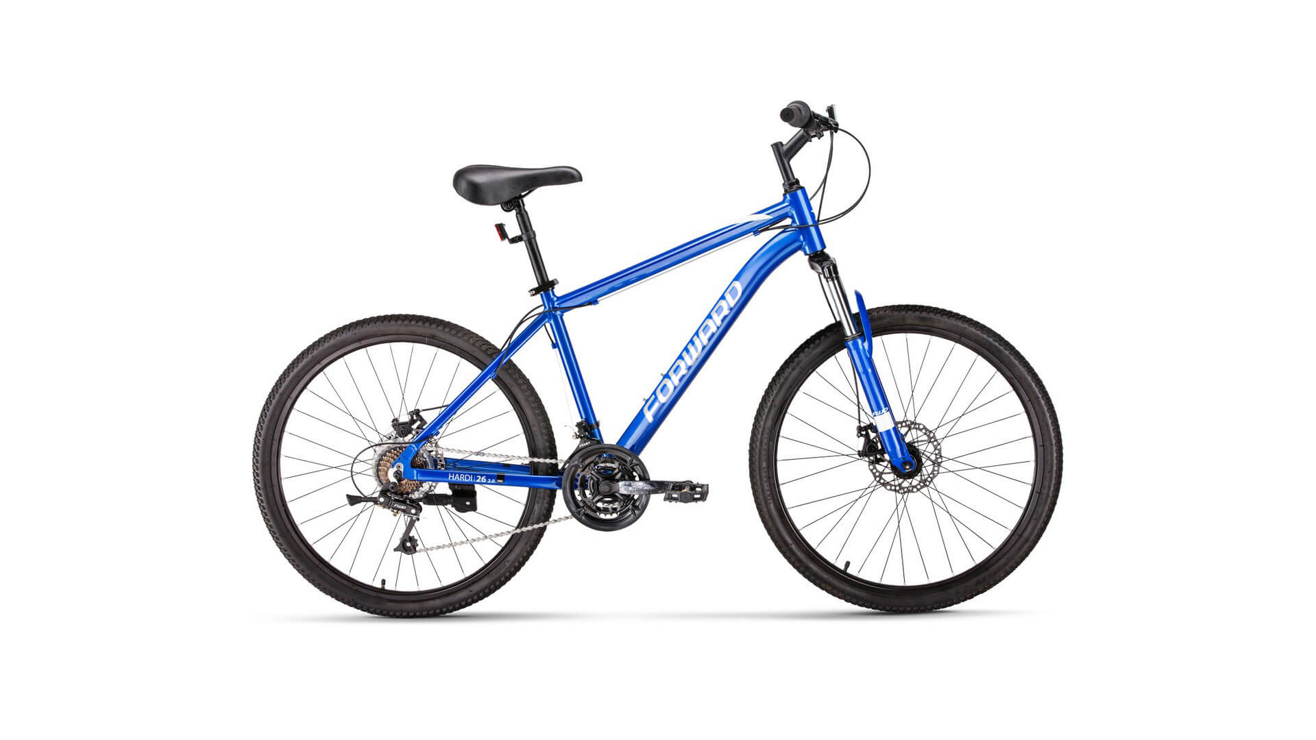 

Велосипед FORWARD Hardi 26 2.0 D FR -23г. (18" / синий-бежевый )