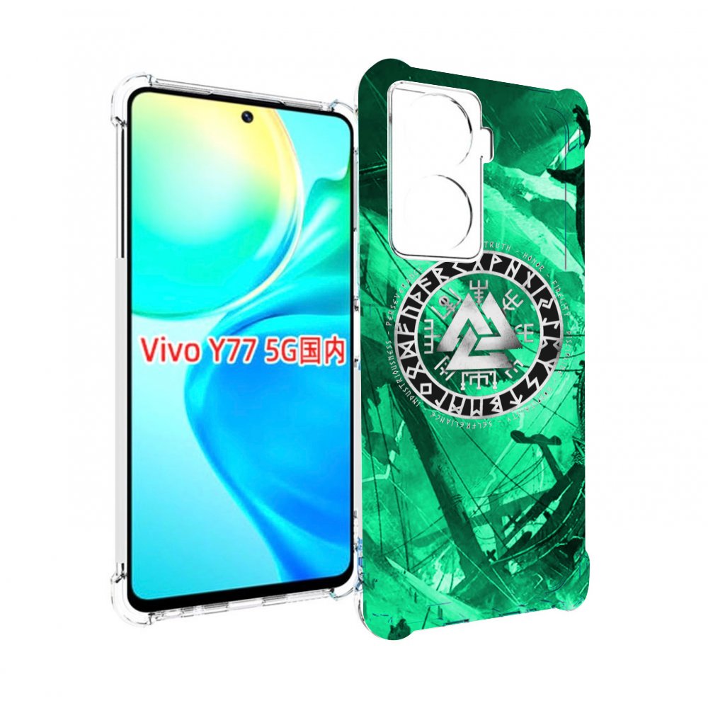 

Чехол MyPads ассасин-крид-2020-рагнарек мужской для Vivo Y77 5G, Прозрачный, Tocco