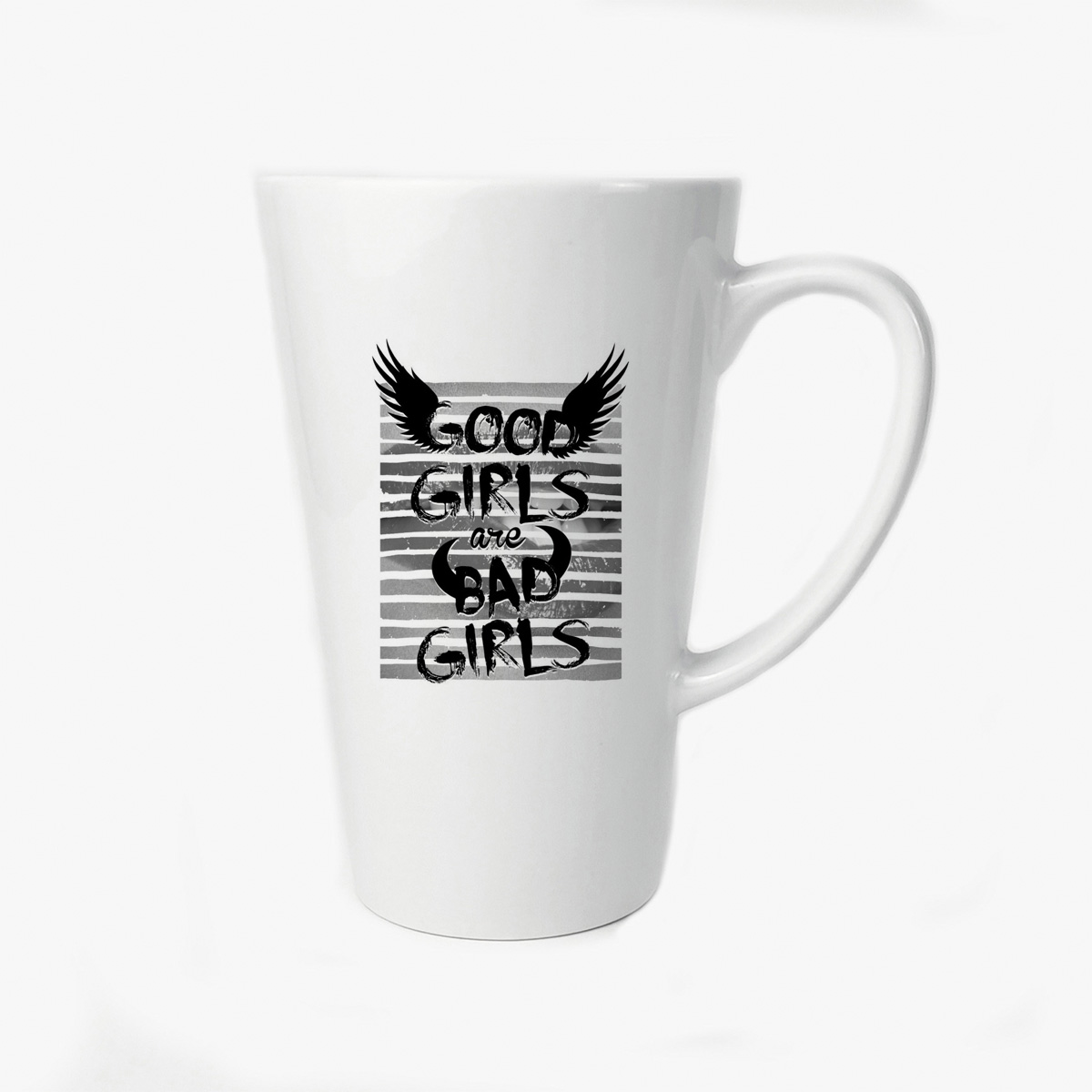 

Большая конусная кружка CoolPodarok Good girls are Bad girls