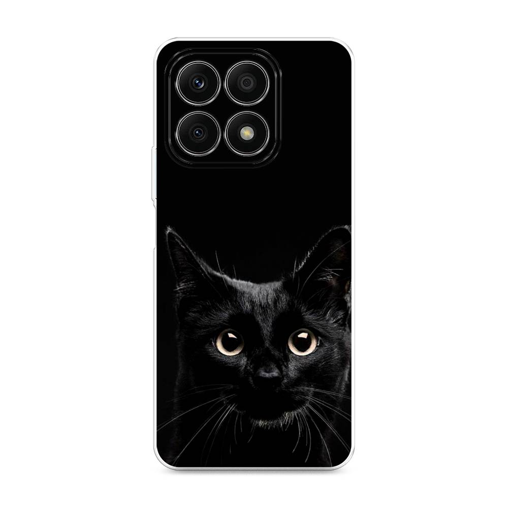 

Чехол Awog на Honor X8A "Добрый кот", Черный, 6120750-1