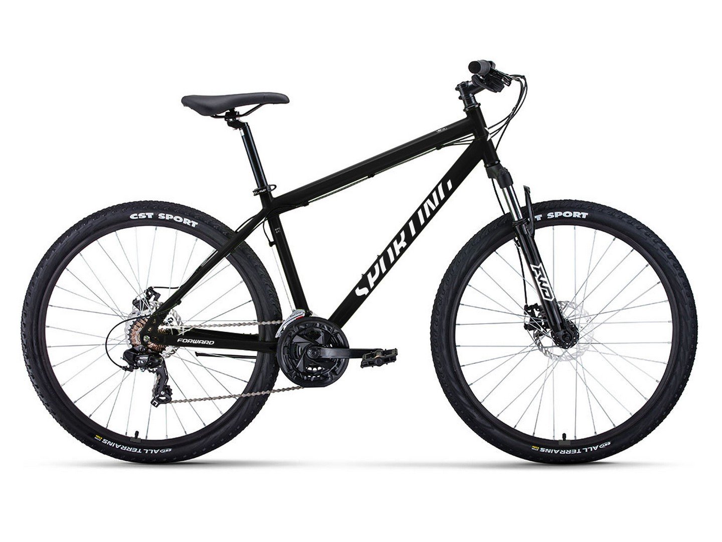 

Велосипед FORWARD Sporting 27,5 2.0 D -23г. (19" / черный-белый )