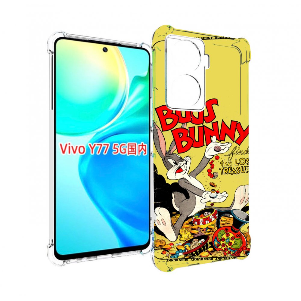 

Чехол MyPads бакс-банни-и-еда для Vivo Y77 5G, Прозрачный, Tocco