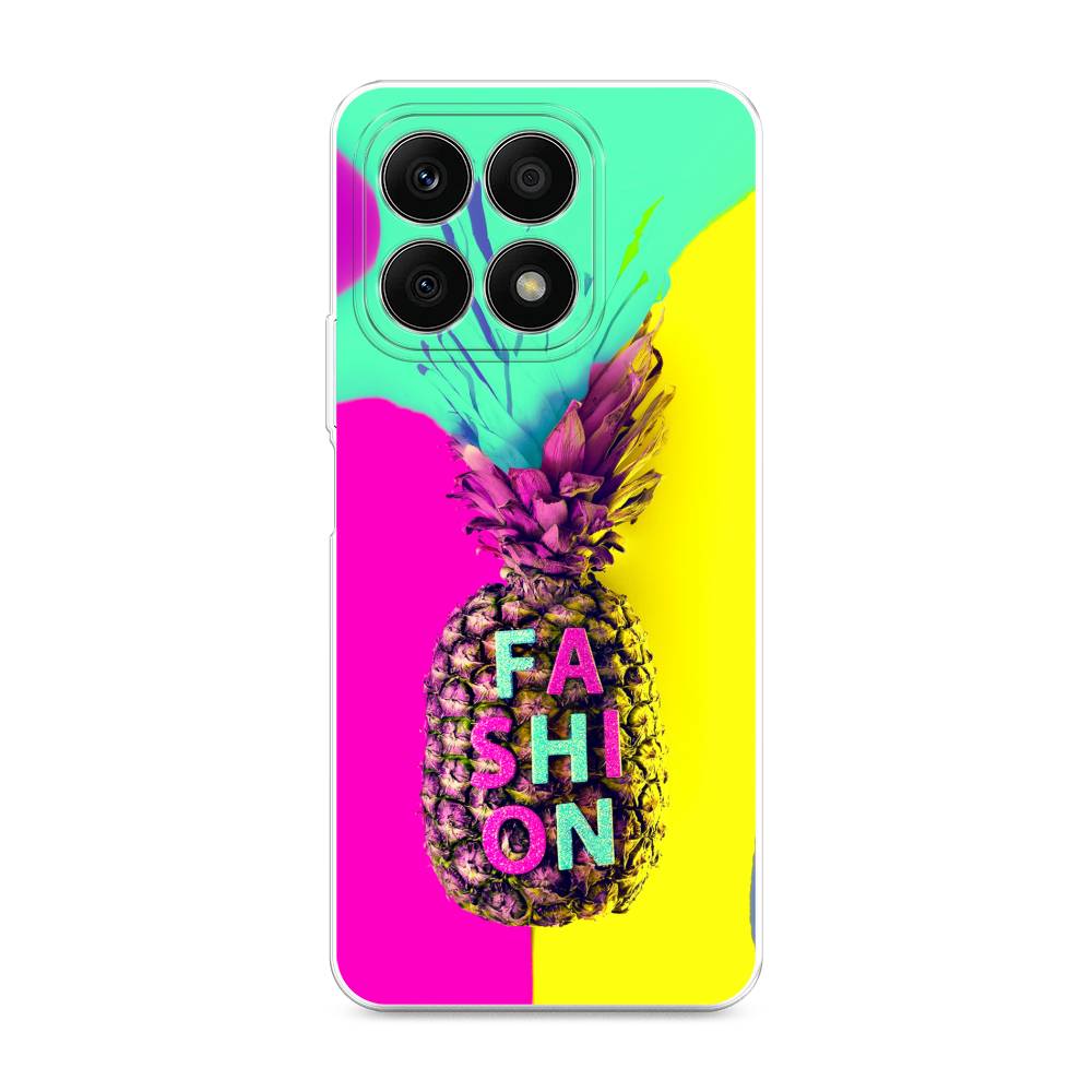

Чехол Awog на Honor X8A "Кислотный ананас", Желтый;розовый;бирюзовый, 6120750-10