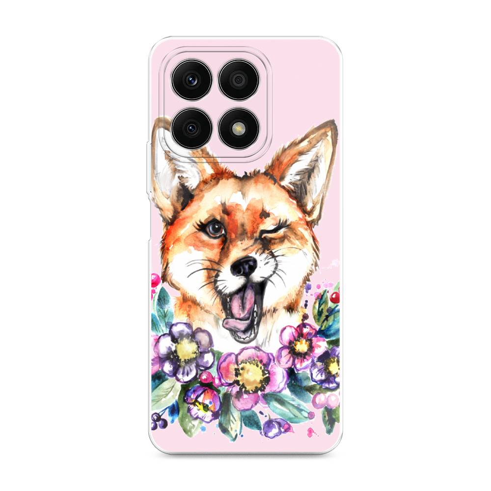 

Чехол Awog на Honor X8A "Подмигивающая лиса", Оранжевый, 6120750-10
