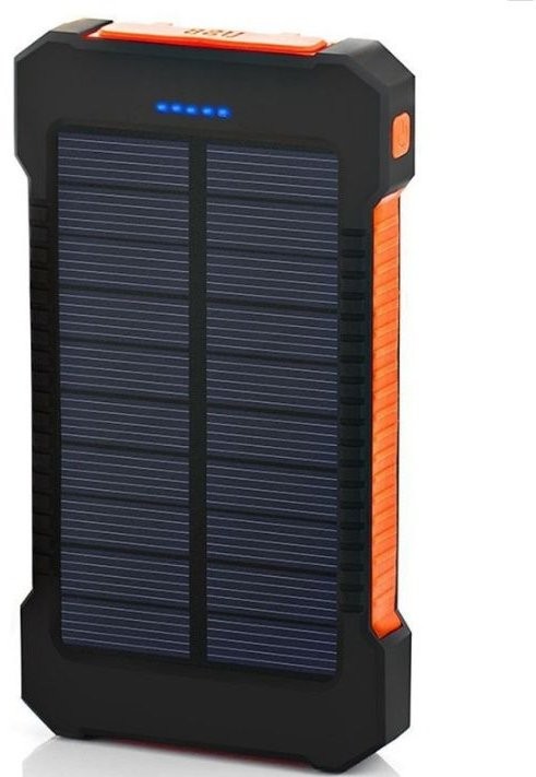 

Внешний аккумулятор F5 Power Bank с солнечной батарей 30000 мАч, оранжевый