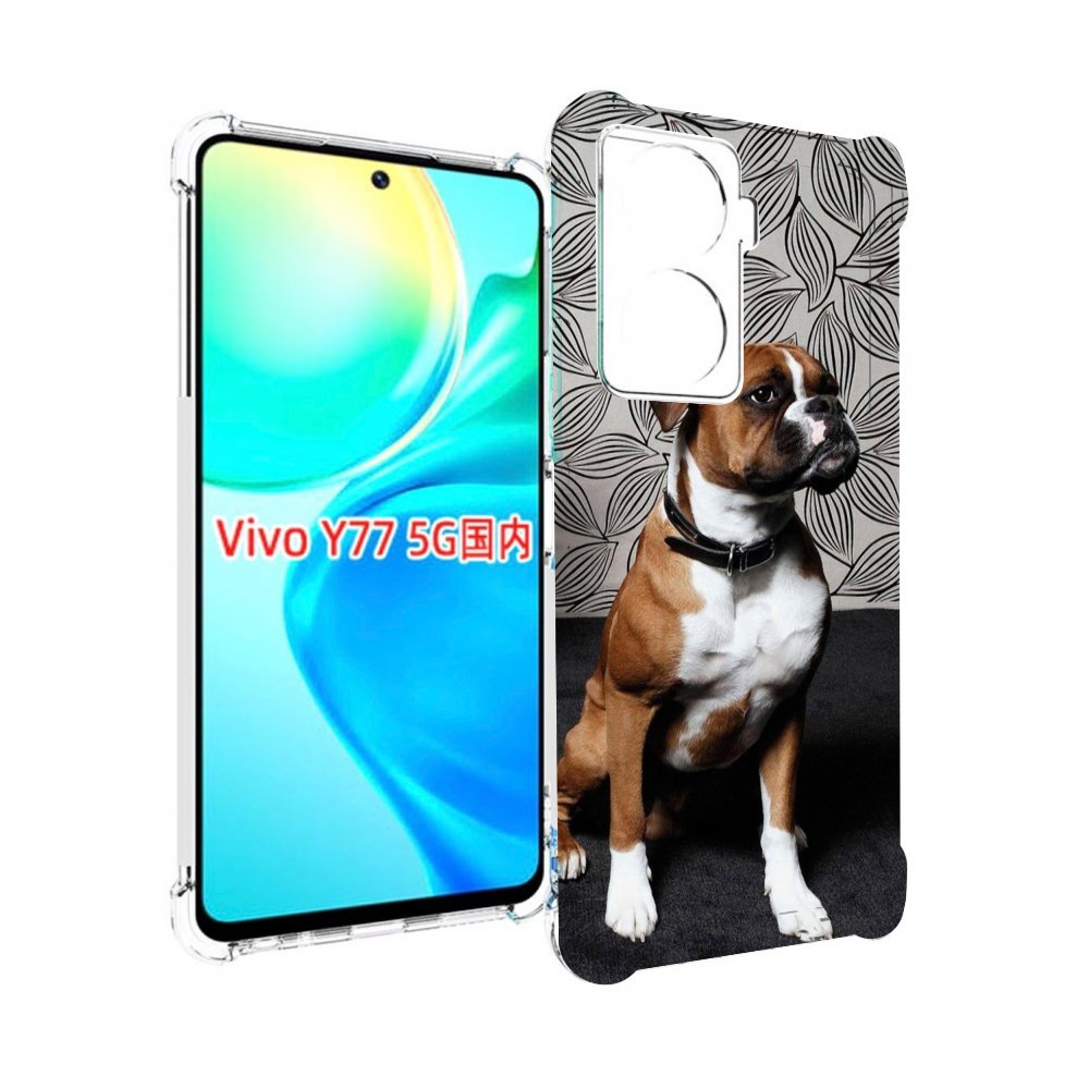 

Чехол MyPads боксер собака для Vivo Y77 5G, Прозрачный, Tocco