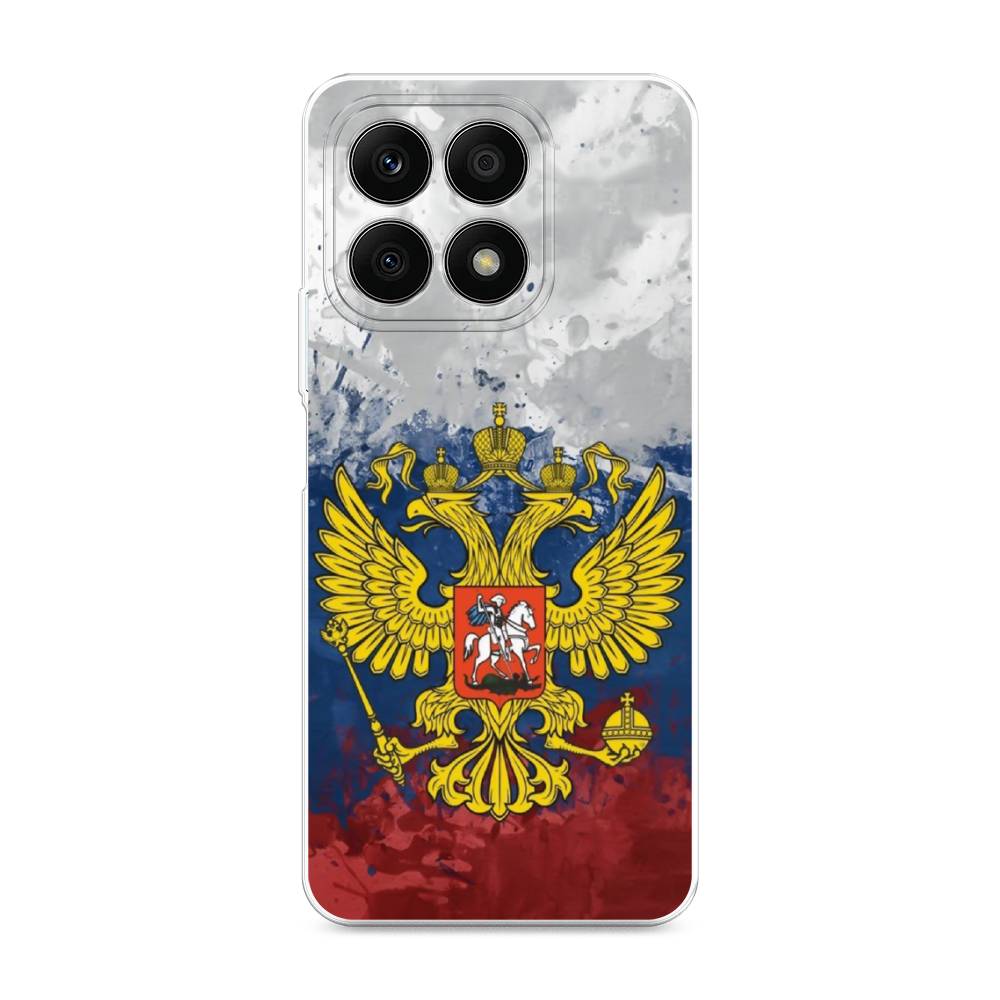 

Чехол Awog на Honor X8A "РФ", Белый;синий;красный, 6120750-5