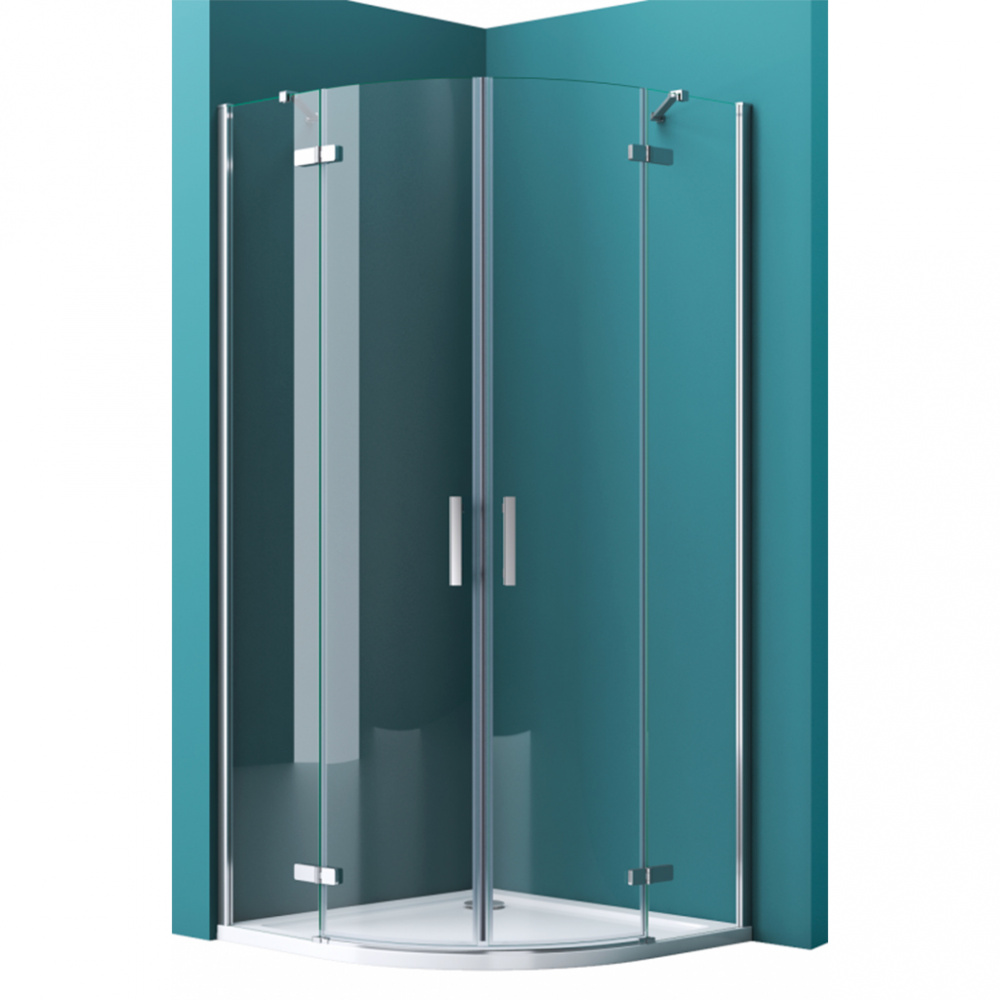 фото Душевой уголок belbagno kraft-r-2-100-c-cr