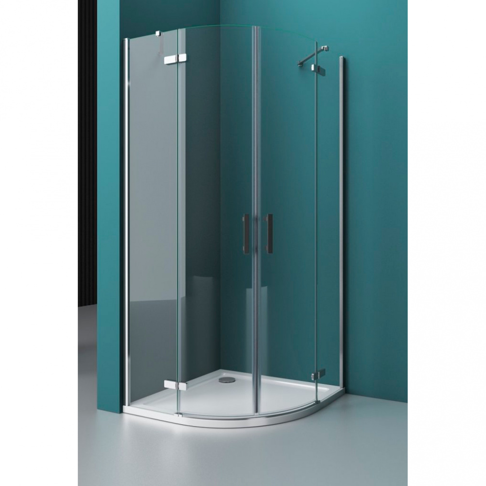 фото Душевой уголок belbagno kraft-r-2-90-c-cr