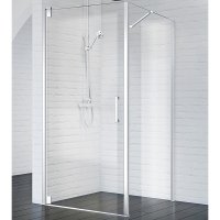 фото Душевой уголок belbagno marmi 100x80 marmi-ah-1-100/80-c-cr профиль хром стекло прозрачное