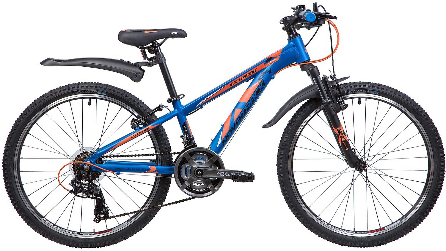 

Велосипед NOVATRACK Extreme-24" 21 s -19г. (11" / синий (24AHV.Extreme.11BL9) )