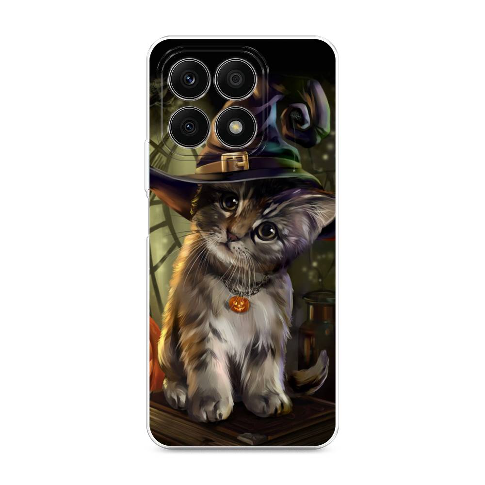

Чехол Awog на Honor X8A "Кот на Хэллоуин", Зеленый;серый, 6120750-2