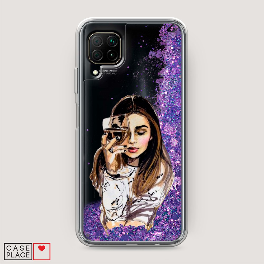 

Чехол Awog на Huawei P40 lite/Nova 6 SE/Nova 7i "Девушка с бокалом", Разноцветный, 611692-1