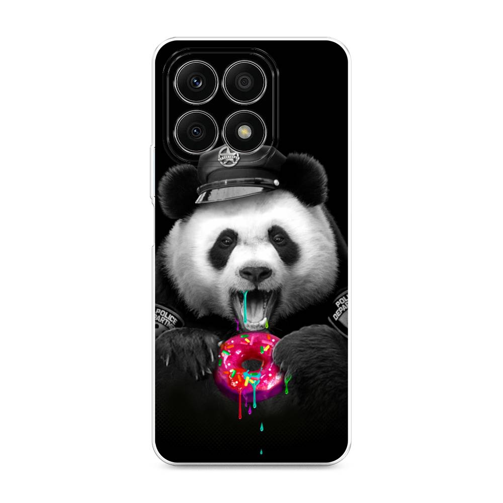 

Чехол Awog на Honor X8A "Панда police", Черный;белый;розовый, 6120750-2