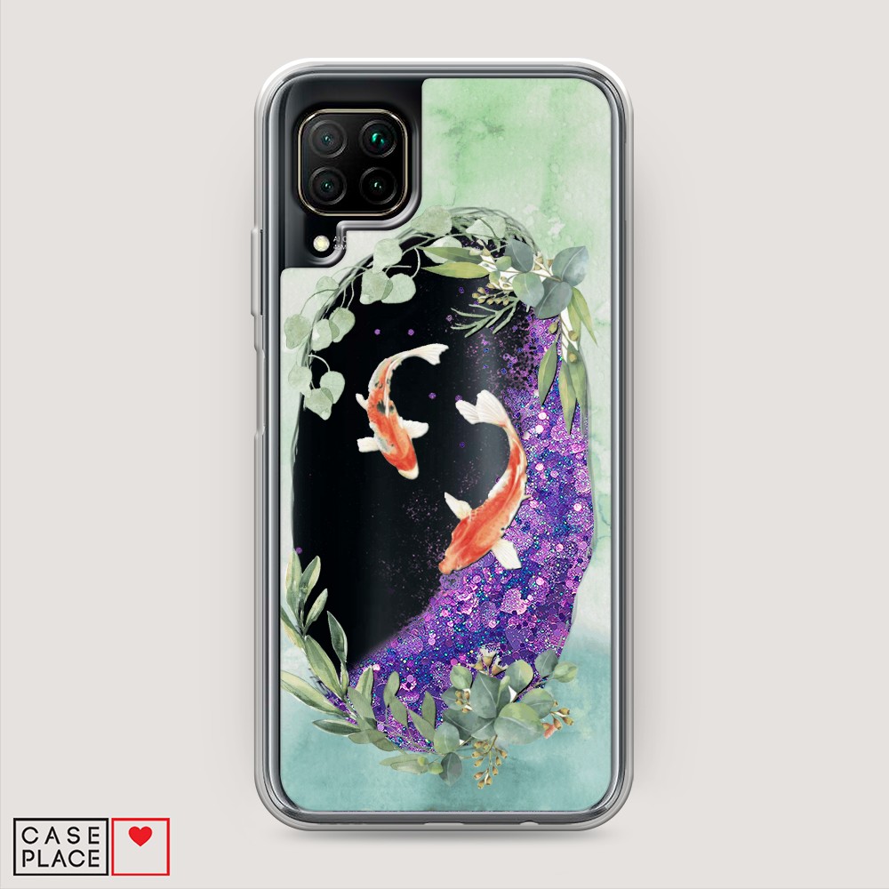 

Чехол Awog на Huawei P40 lite/Nova 6 SE/Nova 7i "Две золотые рыбки", Разноцветный, 611692-1