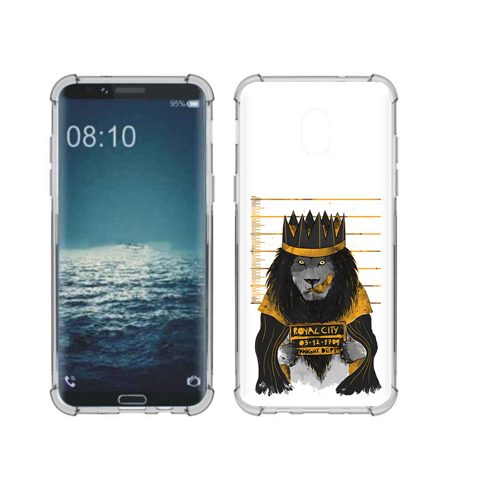 

Чехол MyPads Tocco для Samsung Galaxy J3 лев в законе (PT226926.574.435), Прозрачный, Tocco