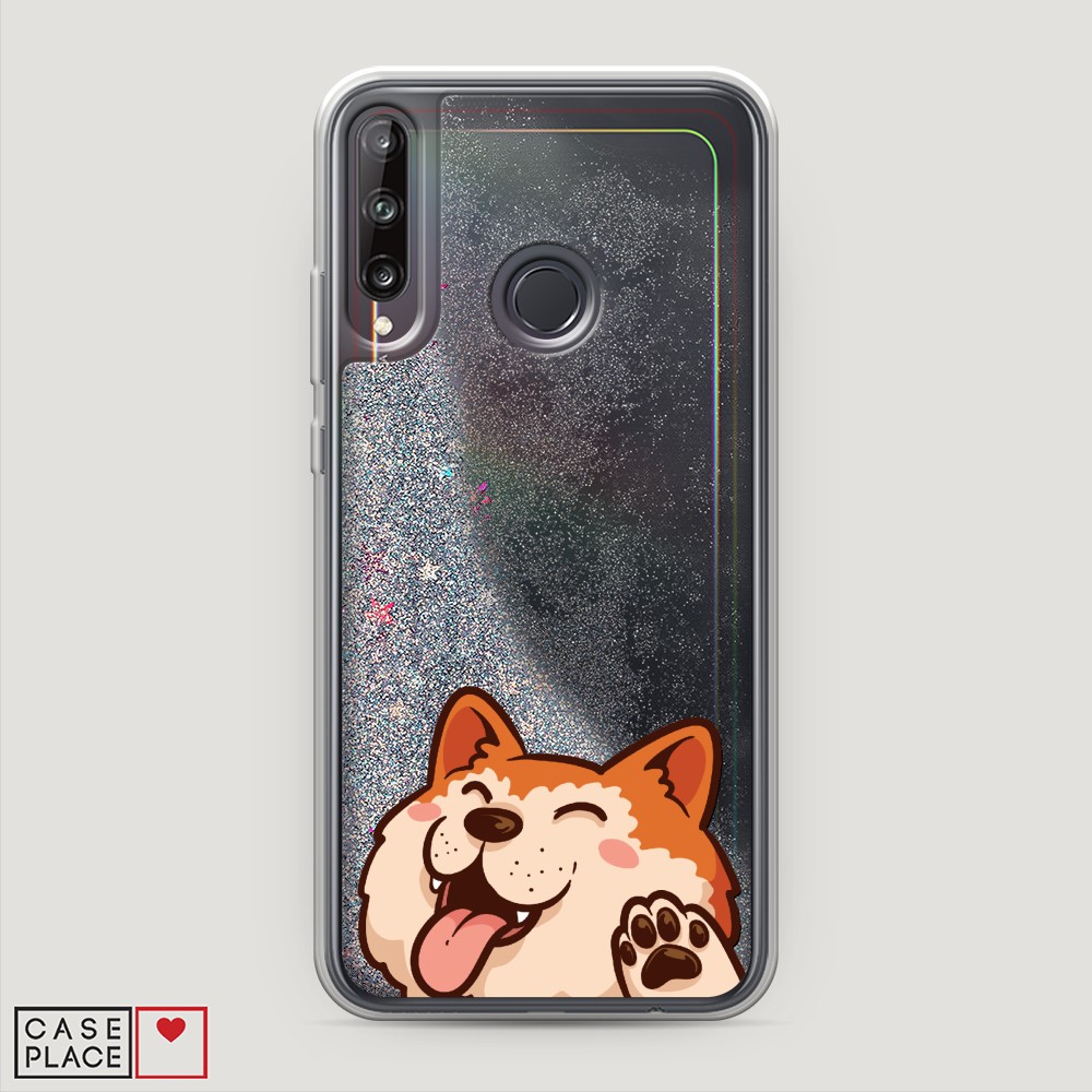 

Чехол Awog на Huawei P40 lite E/Honor 9C/Y7p "Акита-ину машет", Разноцветный, 612491-1