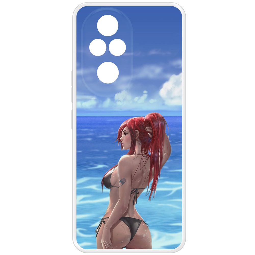 

Чехол-накладка Krutoff Clear Case Купальник женский для Honor 200 Pro, Прозрачный