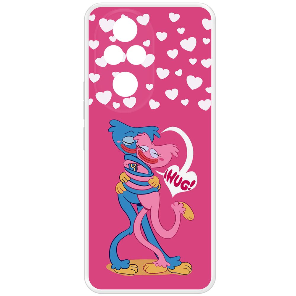 

Чехол-накладка Krutoff Clear Case Хаги Ваги и Киси Миси Обнимашки для Honor 200 Pro, Прозрачный