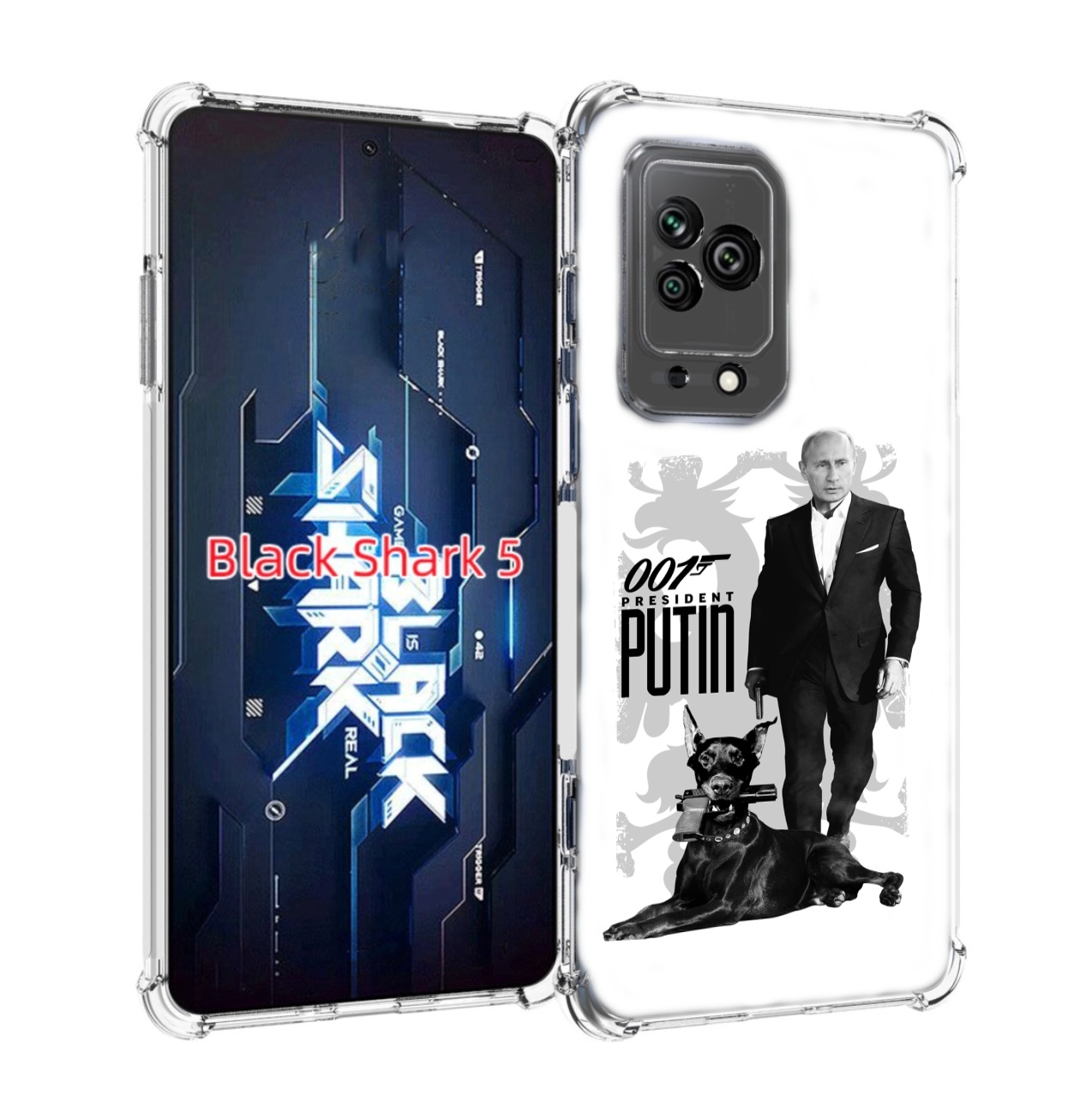 

Чехол MyPads 001 для Xiaomi Black Shark 5, Прозрачный, Tocco