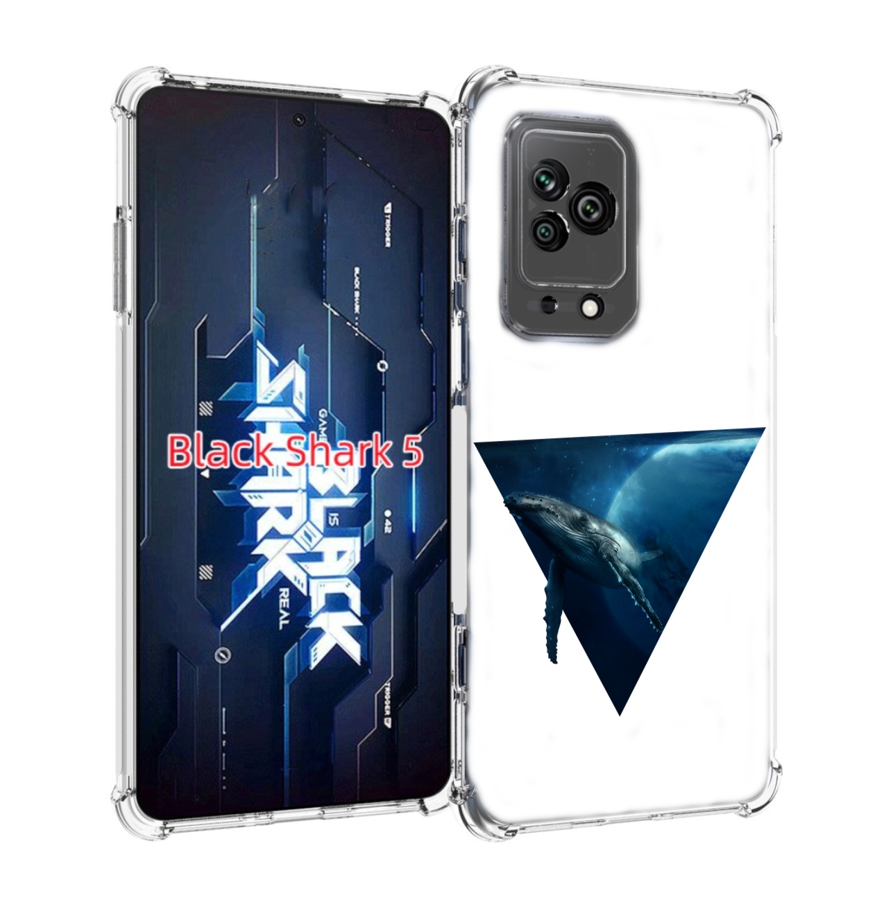 

Чехол MyPads 3D кит для Xiaomi Black Shark 5, Прозрачный, Tocco