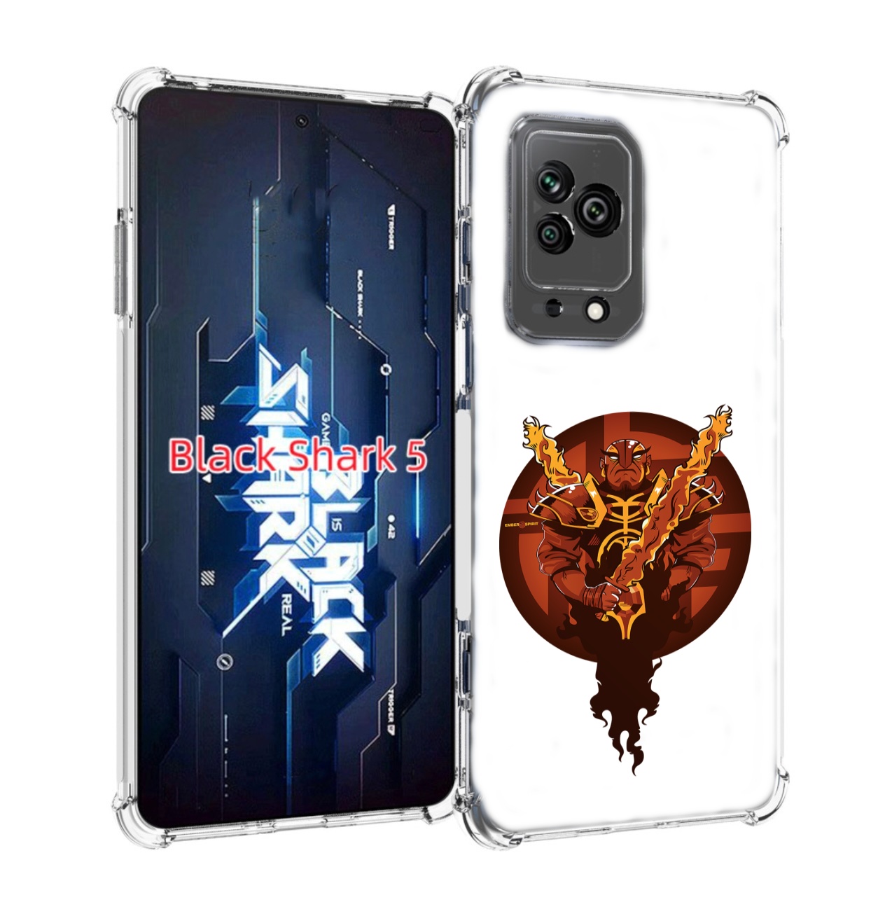 

Чехол MyPads ember spirit для Xiaomi Black Shark 5, Прозрачный, Tocco