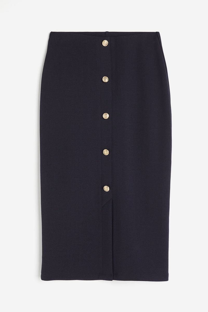 

Юбка женская H&M 1224800 синяя S, Синий, 1224800