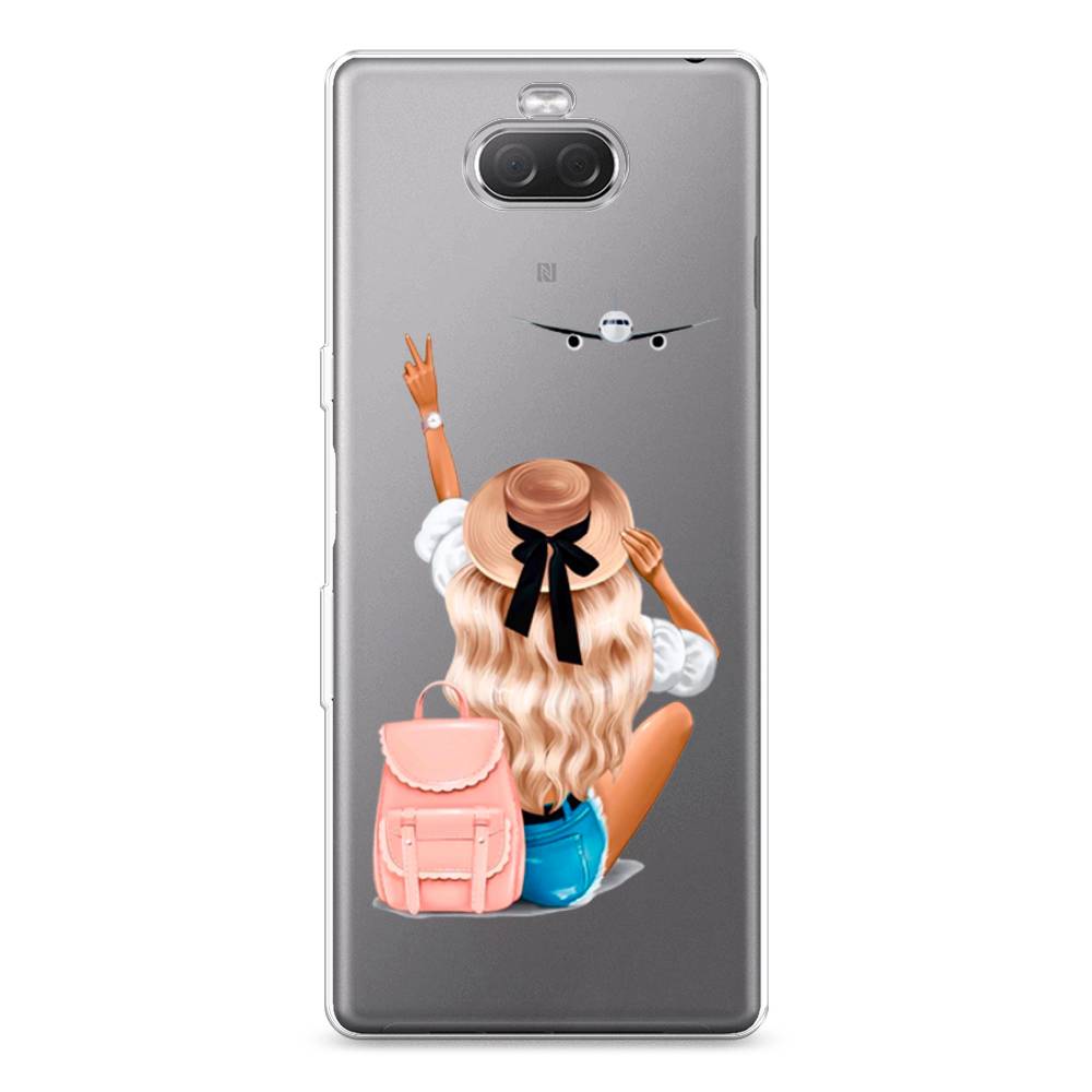 

Силиконовый чехол "Автостопом самолетом" на Sony Xperia 10 Plus, 54150-7