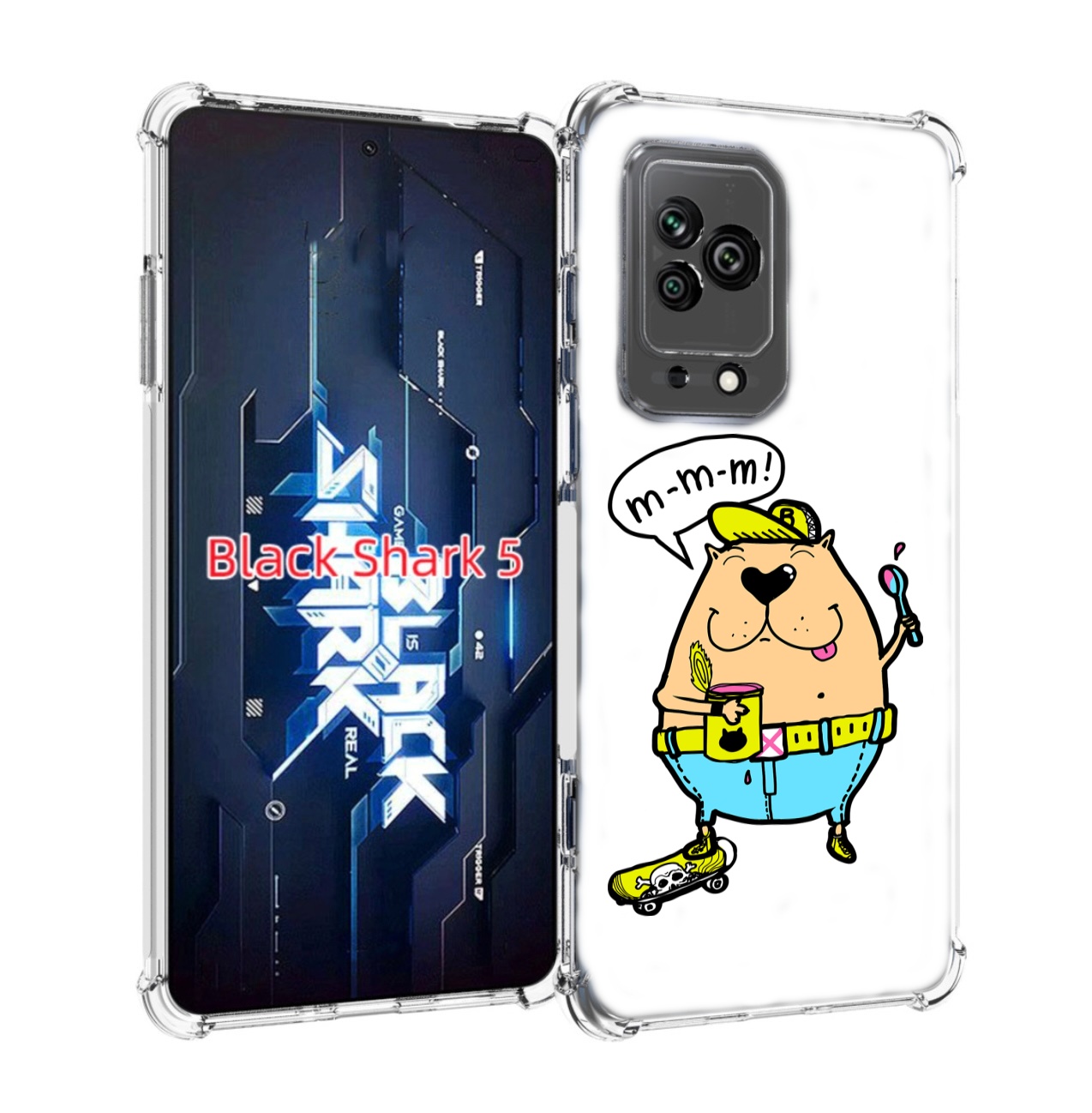 

Чехол MyPads Бобр для Xiaomi Black Shark 5, Прозрачный, Tocco