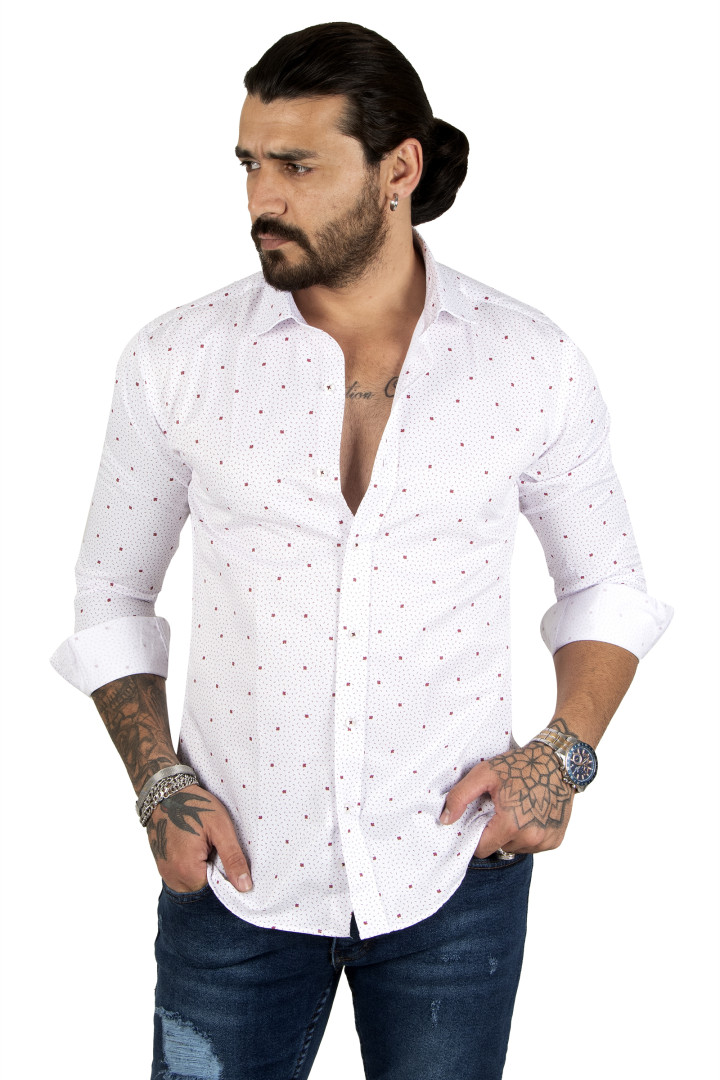 

Рубашка мужская DeepSEA ALBEY2209628 белая XL (доставка из-за рубежа), ALBEY2209628