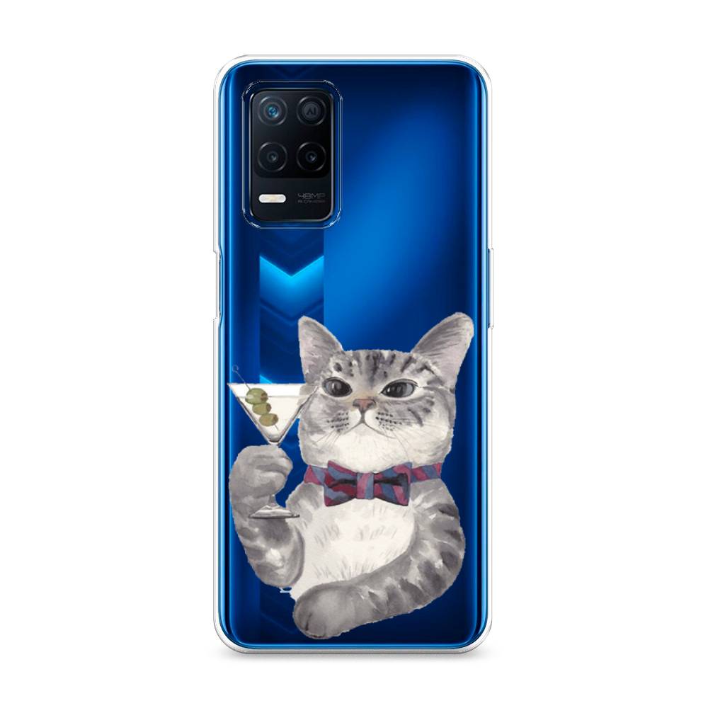 

Силиконовый чехол "Кот джентльмен" на Realme Narzo 30 5G, Кот джентльмен