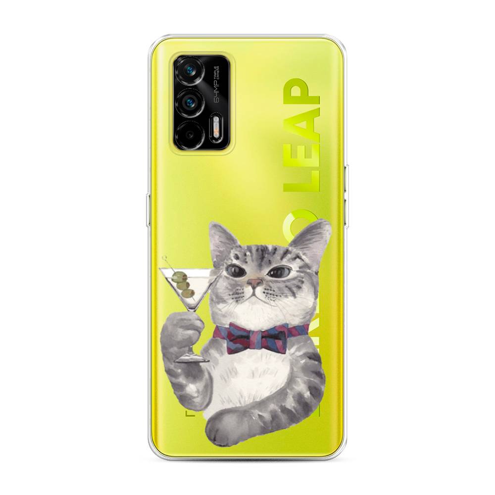 

Силиконовый чехол "Кот джентльмен" на Realme Q3 Pro, Кот джентльмен
