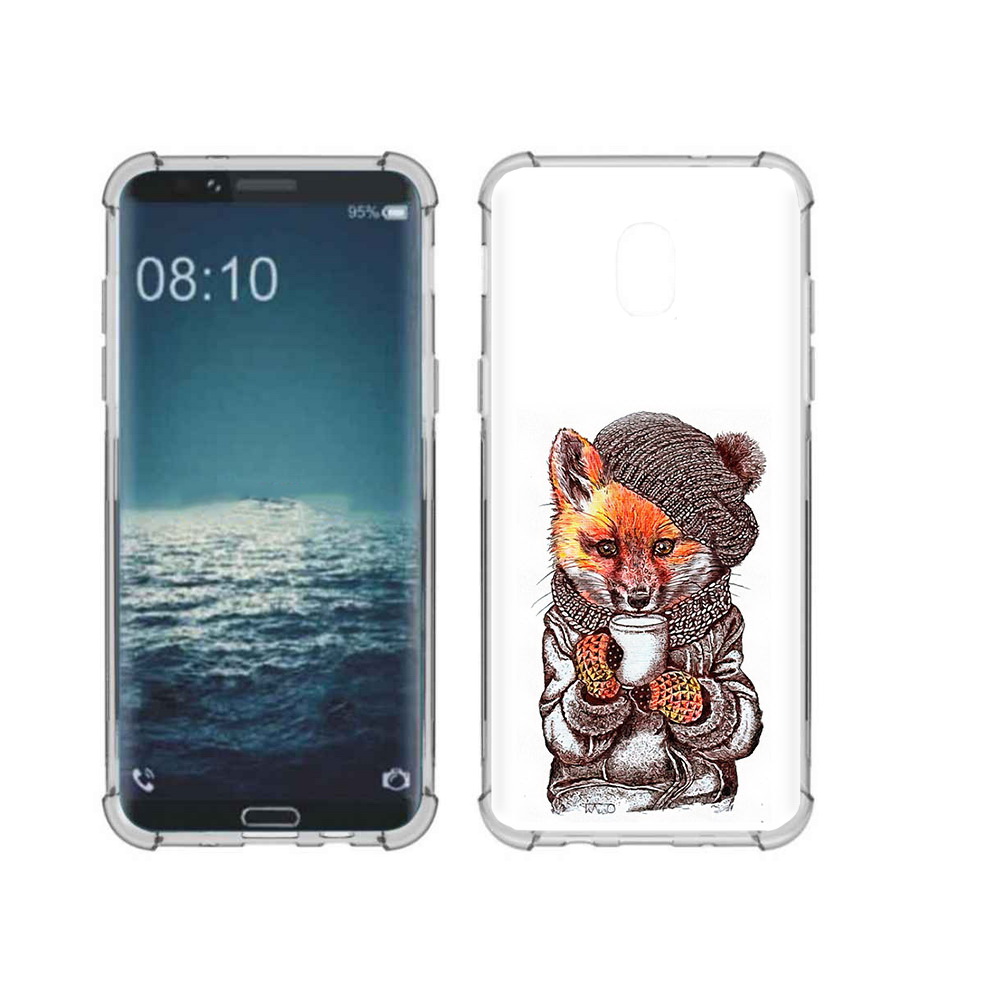 

Чехол MyPads Tocco для Samsung Galaxy J3 лиса в шапке (PT226926.574.437), Tocco