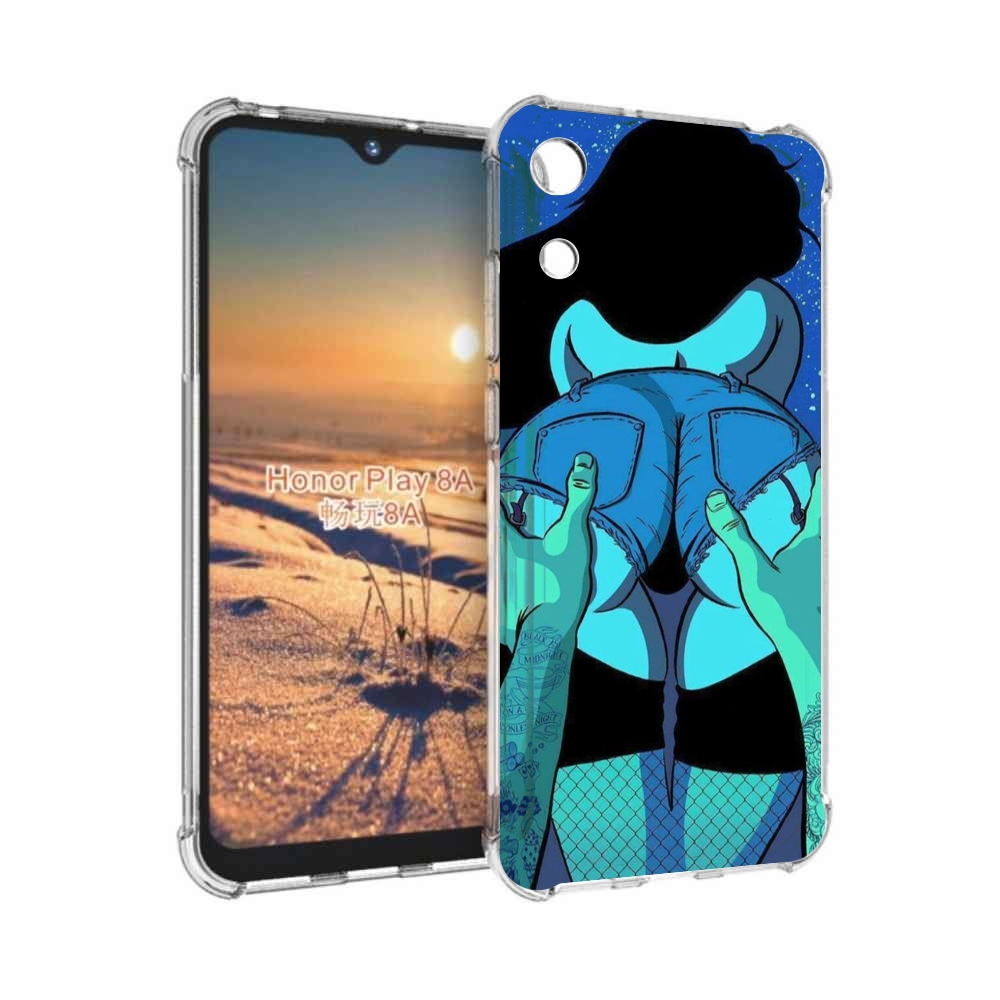 

Чехол бампер MyPads любитель потрогать для Honor 8A, Прозрачный, Tocco