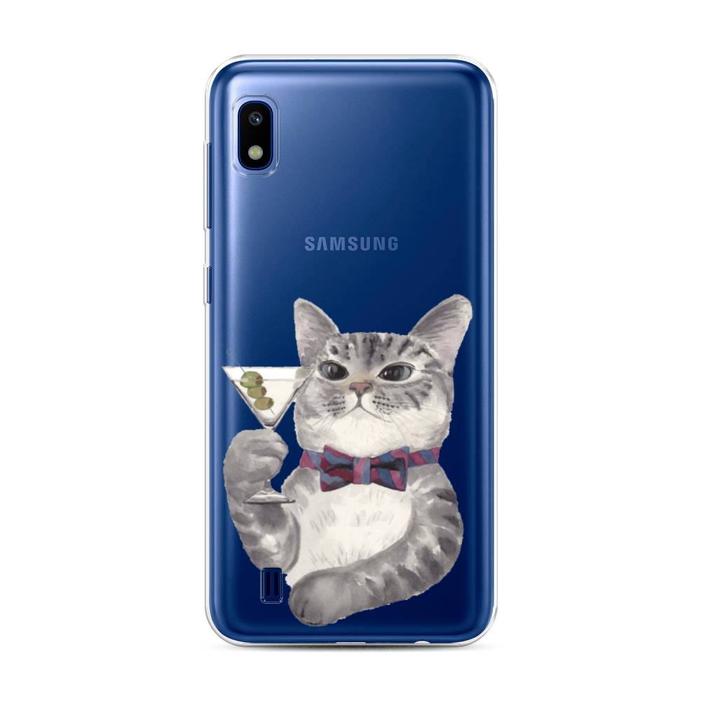 

Силиконовый чехол "Кот джентльмен" на Samsung Galaxy A10, Кот джентльмен