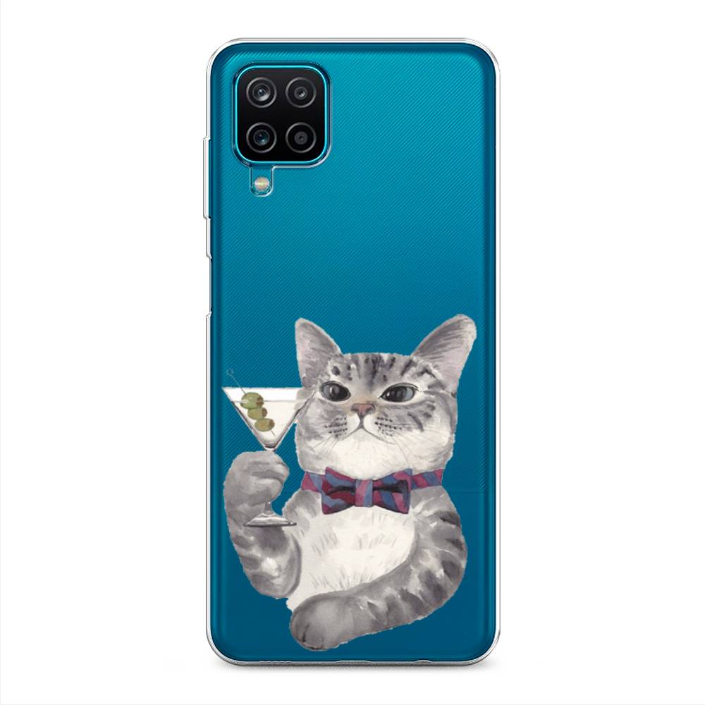 

Силиконовый чехол "Кот джентльмен" на Samsung Galaxy A12, Кот джентльмен