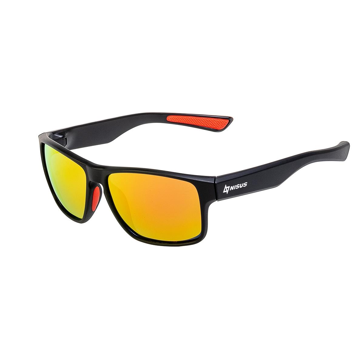 Спортивные солнцезащитные очки унисекс Nisus N-OP-LZ0471 оранжевые