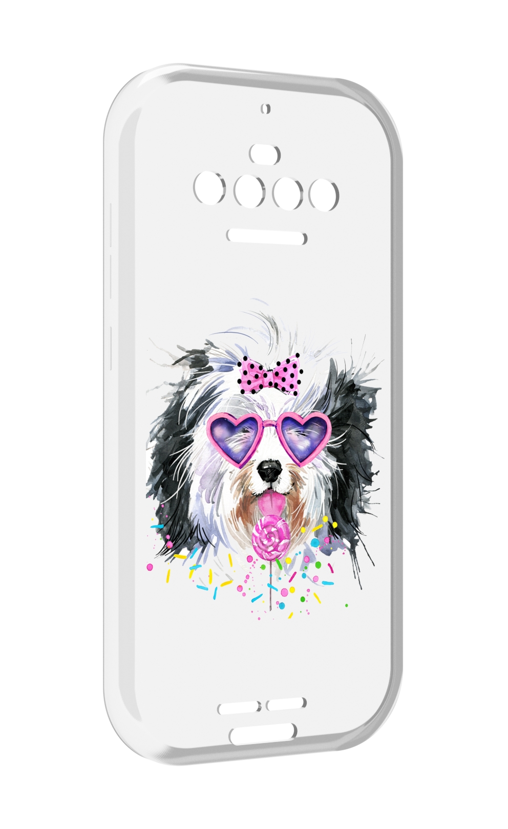 

Чехол MyPads пушистик для Oukitel F150 R2022, Прозрачный, Tocco