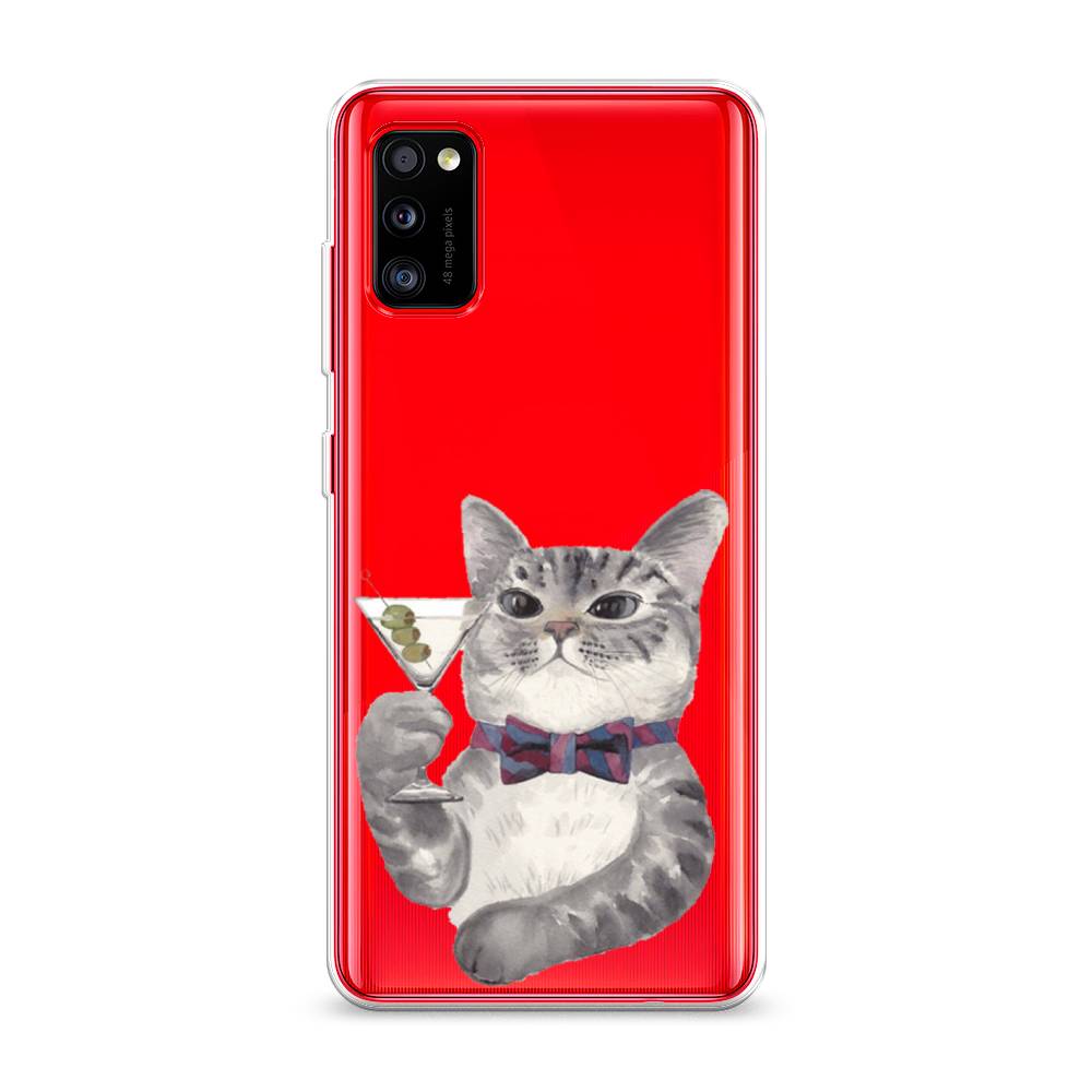 

Силиконовый чехол "Кот джентльмен" на Samsung Galaxy A41, Кот джентльмен