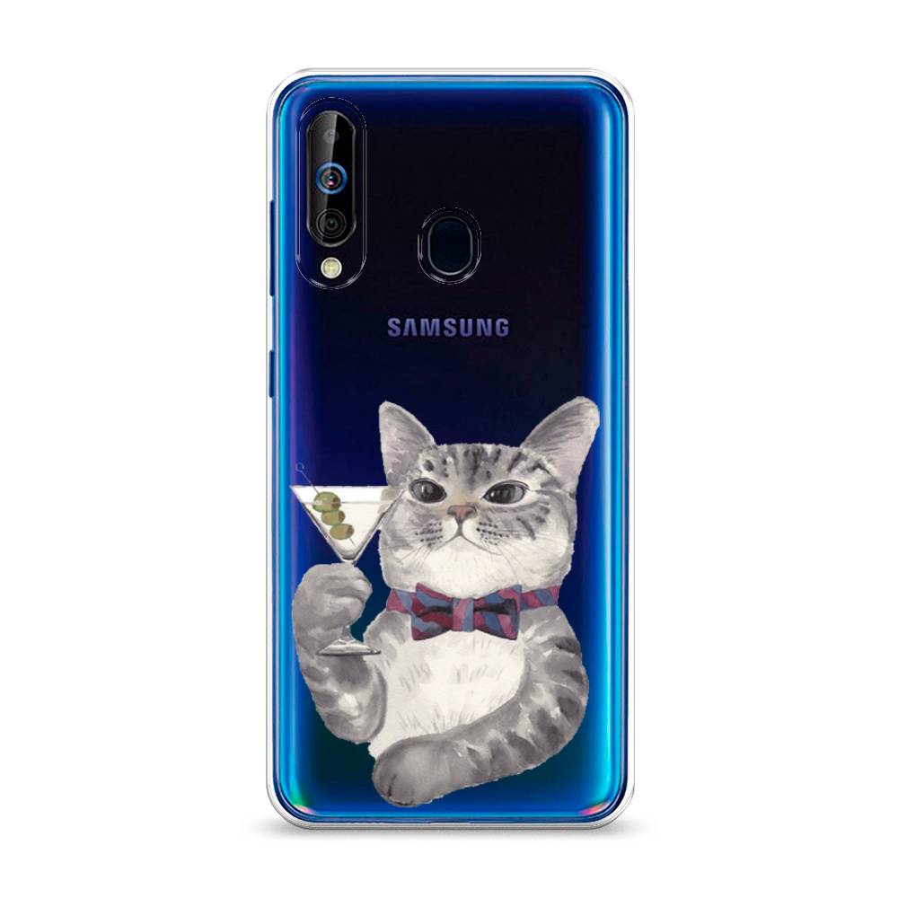 

Силиконовый чехол "Кот джентльмен" на Samsung Galaxy A60, Кот джентльмен