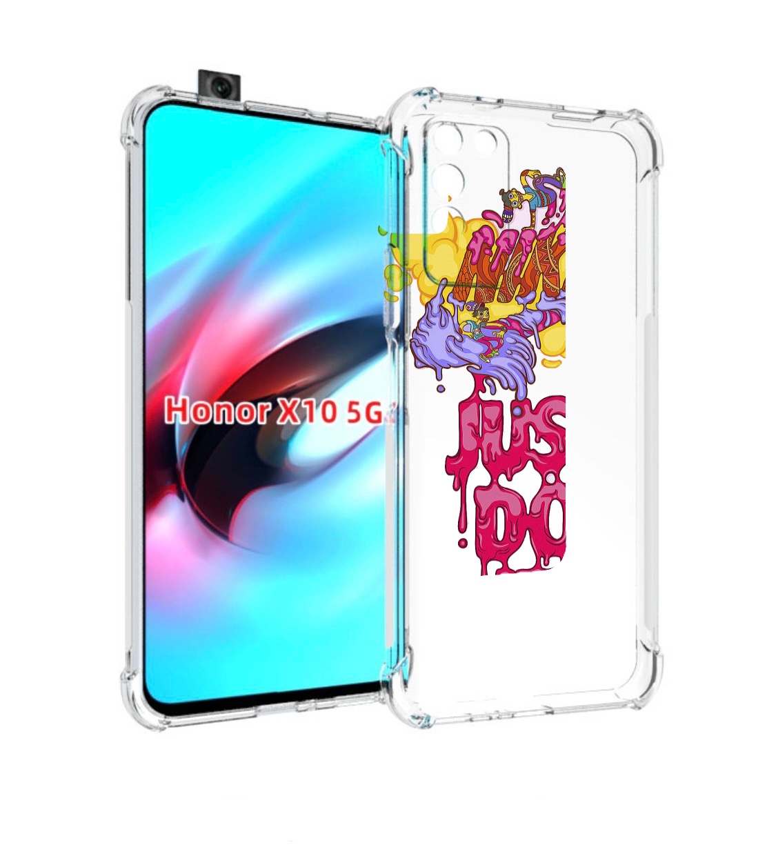 

Чехол MyPads вкусный найк для Honor X10, Прозрачный, Tocco