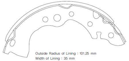 

Тормозные колодки Sangsin brake задние для Nissan Almera Classic B10RS 1.6 2006- SPSA131