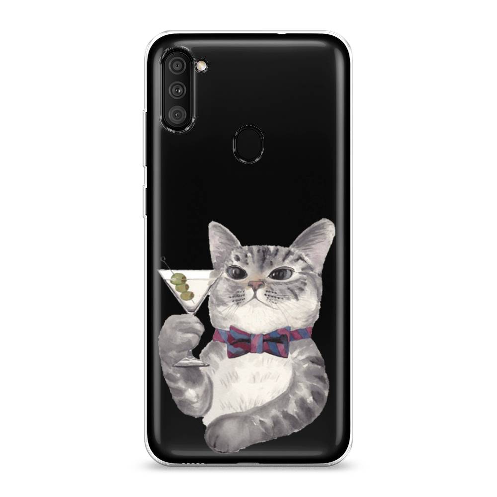 

Силиконовый чехол "Кот джентльмен" на Samsung Galaxy M11, Кот джентльмен