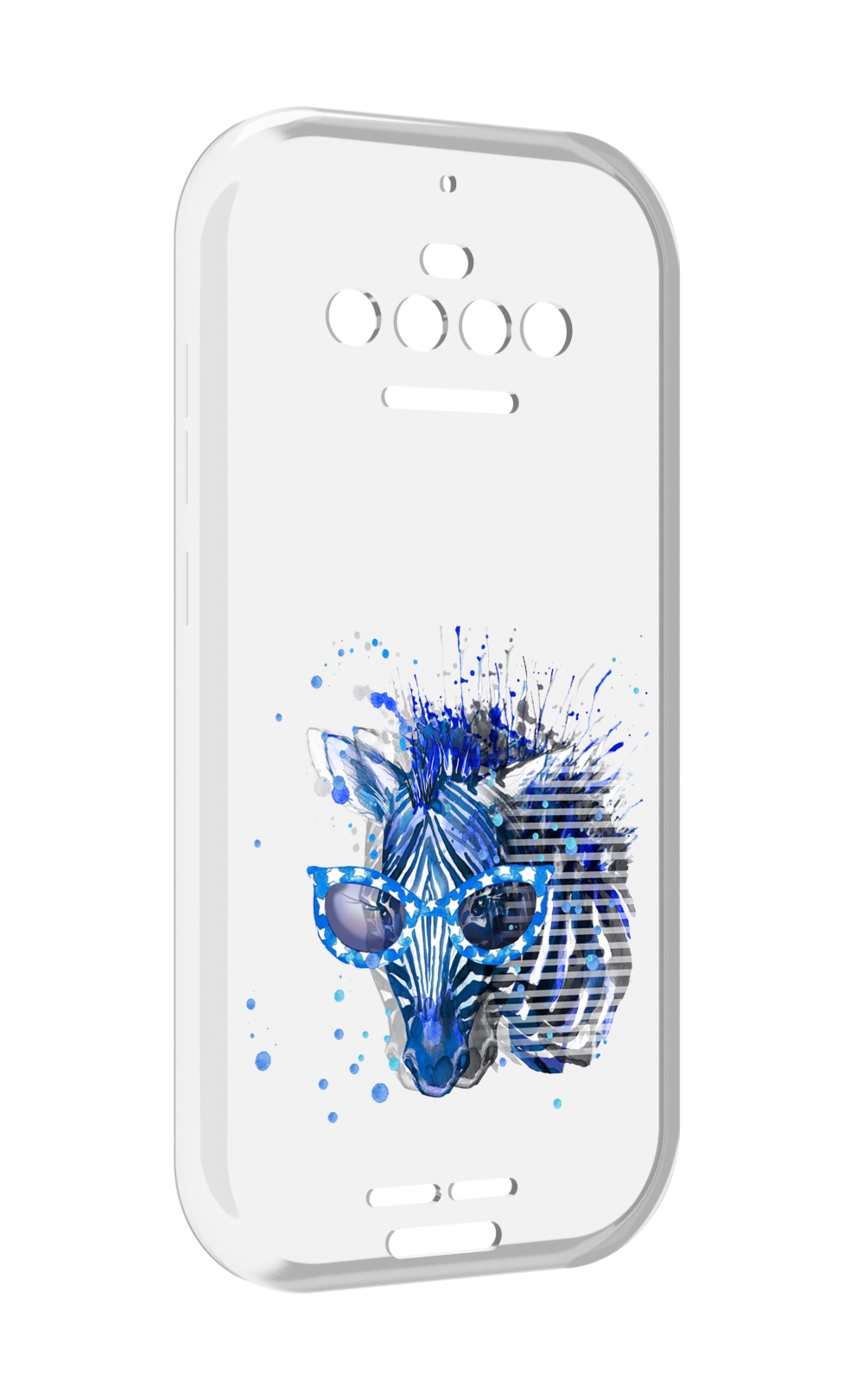

Чехол MyPads расплывчатая зебра для Oukitel F150 R2022, Прозрачный, Tocco