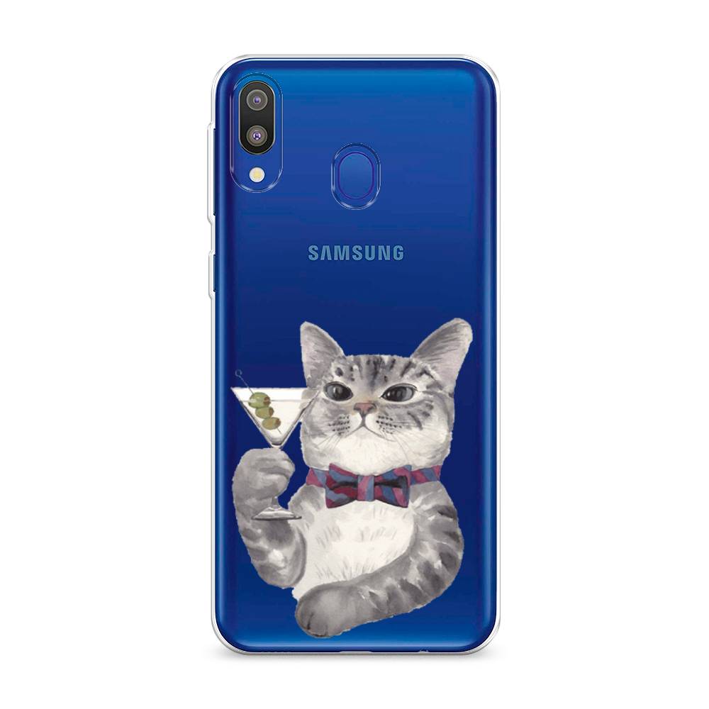 

Силиконовый чехол "Кот джентльмен" на Samsung Galaxy M20, Кот джентльмен