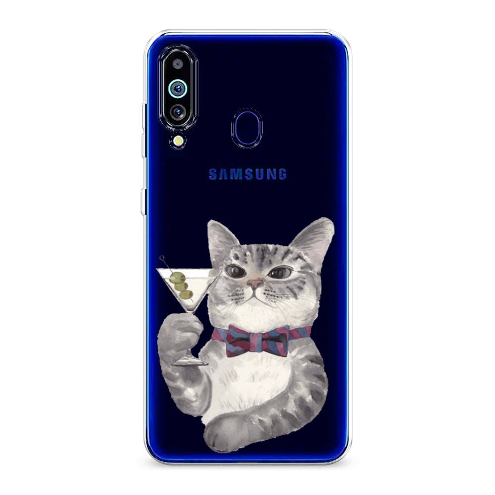 

Силиконовый чехол "Кот джентльмен" на Samsung Galaxy M40, Кот джентльмен