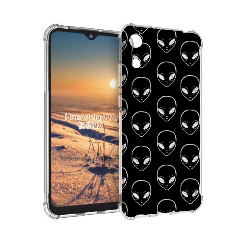 

Чехол бампер MyPads мини-инопланетяне для Honor 8A, Прозрачный, Tocco