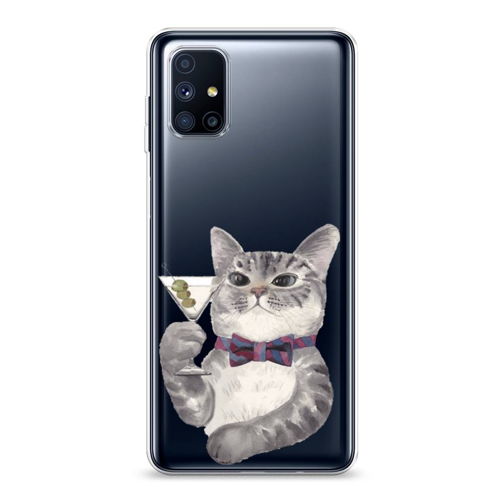 

Силиконовый чехол "Кот джентльмен" на Samsung Galaxy M51, Кот джентльмен